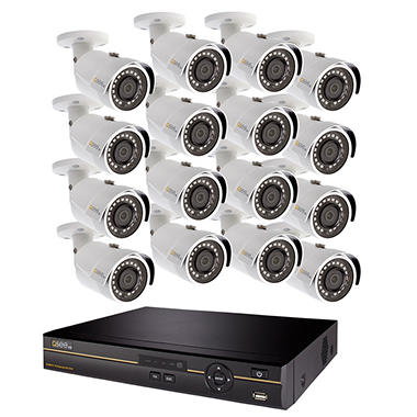 Q-See 16 Channel 4MP HD Security System with 2TB HDD, 16 4MP Bullet Cameras, 100′ Night Vision