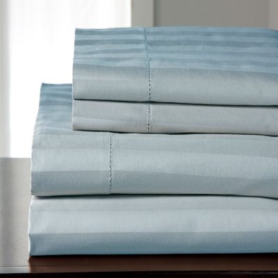 elite home products andiamo cotton stripe sheet se