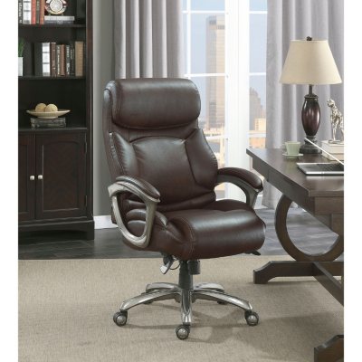 La-Z-Boy Martin Big & Tall Executive Office Chair, Brown ...