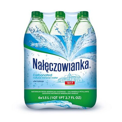 Naleczowianka Carbonated Mineral Water (1.25 L bottle, 6 pk.) - Sam's Club