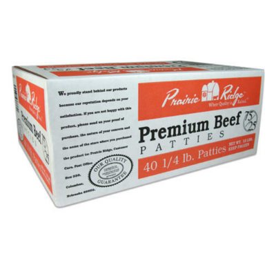 Prairie Ridge Premium Beef Patties (10 lbs., 40 ct.) - Sam's Club