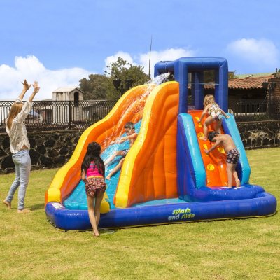 splash n slide inflatable water slide