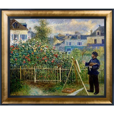 Pierre-Auguste Renoir Monet Painting in His Garden at ...