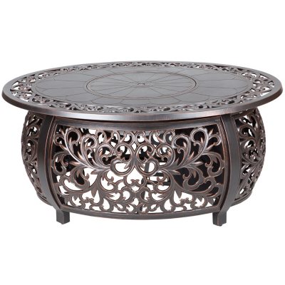 Toulon Oval Aluminum LPG Fire Pit - Sam's Club