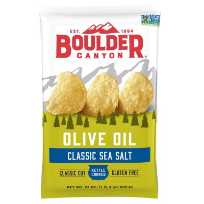 Boulder Canyon Olive Oil Kettle Cooked Chips (24 oz.) - Sam's Club