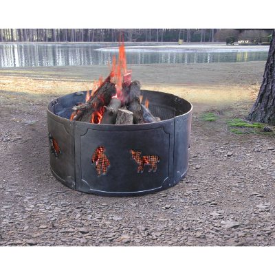 Big Sky Cast Iron Fire Ring - Choose Your Style - Sam's Club