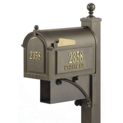 Ultimate Mailbox & Post Package - French Bronze - Sam's Club