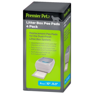 pee litter pads box disposable premier pet pk dual fresh cat system