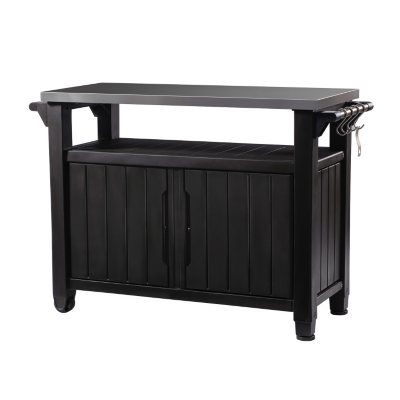 Keter Outdoor Entertainment Storage Station Grilling Table ...