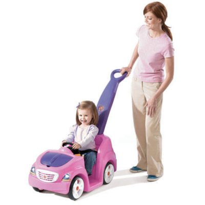 pink toy buggy