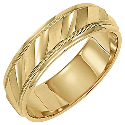 14K Yellow Gold 5.5mm Comfort-Fit Wedding Band - Sam's Club