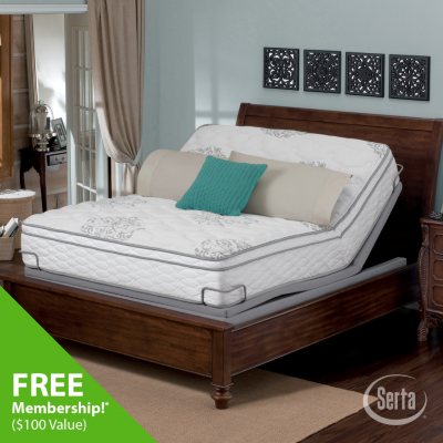 Serta Perfect Sleeper Wynstone Cushion Firm Eurotop Mattress and ...