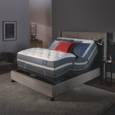 Serta Perfect Sleeper Luxury Hybrid Blakefield Plush Mattress and Serta ...