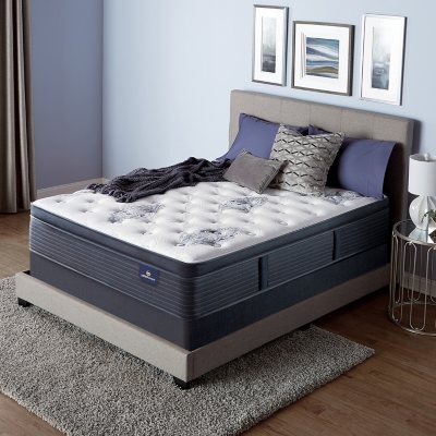 Serta Perfect Sleeper Baymist Cushion Firm Pillowtop King ...