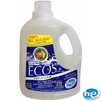 Ecos Liquid Laundry Detergent Free and Clear - 2 ct. - 210 oz. ea ...