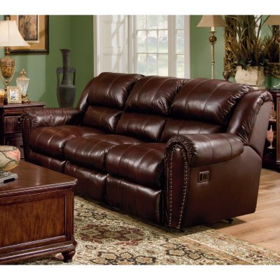 Lane Sidney Leather Double Reclining Sofa - Sam's Club