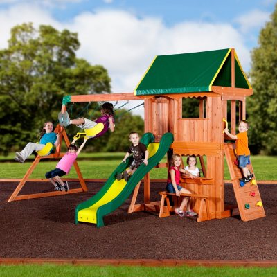 Backyard Discovery Somerset Cedar Swing Set - 0075211365012 A?$img Size 380x380$