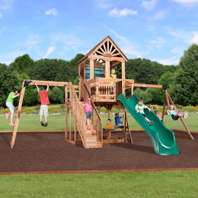 Backyard Discovery Oceanview Cedar Swing Set