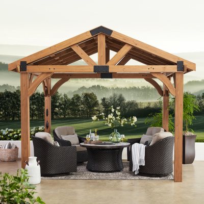 Backyards with gazebos