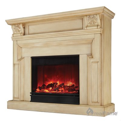 Kristine Electric Fireplace - Antique White - Sam's Club