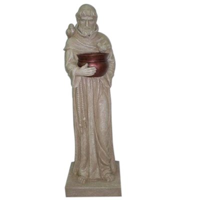 plastic st francis statue