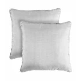 Lurex Decorative Pillows, Set of 2 (Grey) - Sam's Club