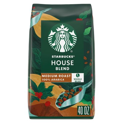 Starbucks House Blend Whole Bean Coffee (40 oz.) - Sam's Club