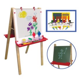 ECR4Kids Easel with Small Paint Crate Set - Sam's Club