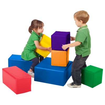 ECR4Kids SoftZone Foam Big Blocks Set - 7pc. - Sam's Club