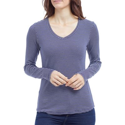 Eddie Bauer Long Sleeve V-Neck Cotton Modal Tee - Sam's Club