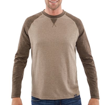 eddie bauer men's raglan long sleeve tee