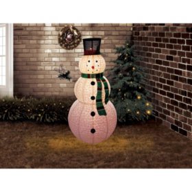 6 ft Pre-Lit Outdoor Pop-Up Snowman - Sam's Club