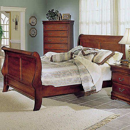 Louis Philippe King Size Sleigh Bed - Sam&#39;s Club