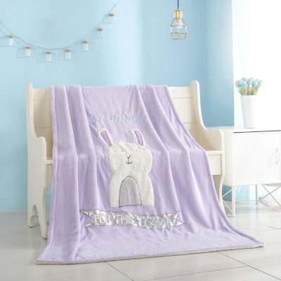 llama plush throw blanket