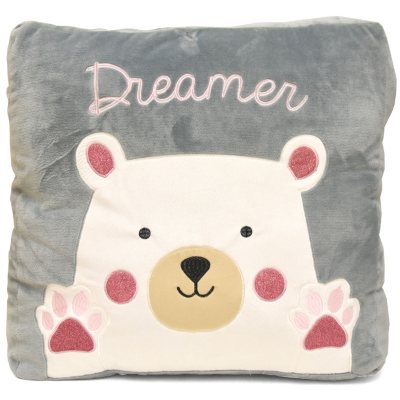 sherpa bear pillow