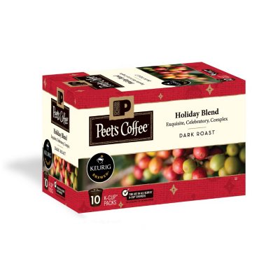 Peet's Coffee Holiday Blend, Dark Roast, K-Cups (60 ct ...