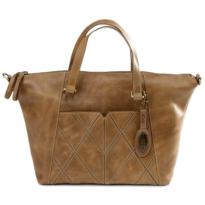 born bronco leather tote