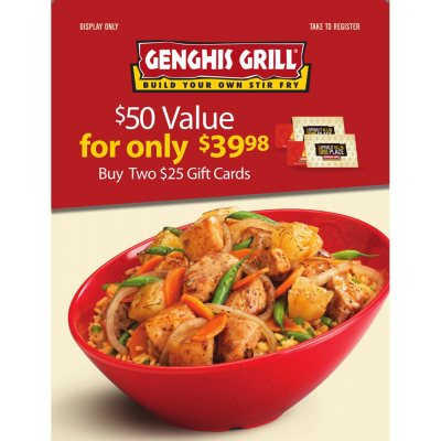 Genghis Grill 2 X 25