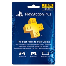 Sony Playstation Plus 12 Month $49.99 eGift Card (Email Delivery) - Sam ...