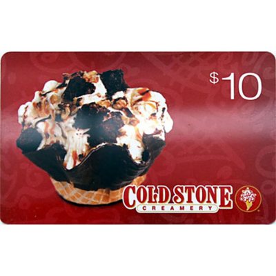 Cold Stone $50 Value Gift Cards- 5 x $10 - Sam's Club