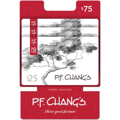 P F Chang S Gift Cards 3 X 25