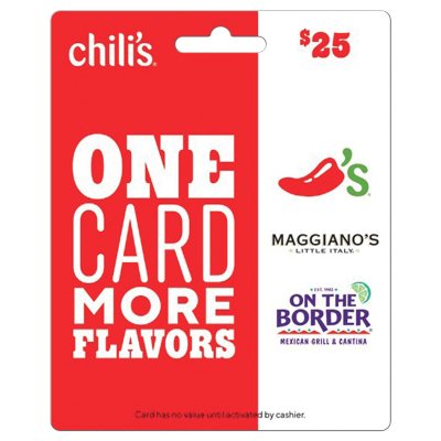 Chili S Maggiano On The Border And Macaroni Grill 25 Gift Card