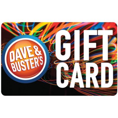 Dave Buster S 50 Plus 10 Game Play Certificate
