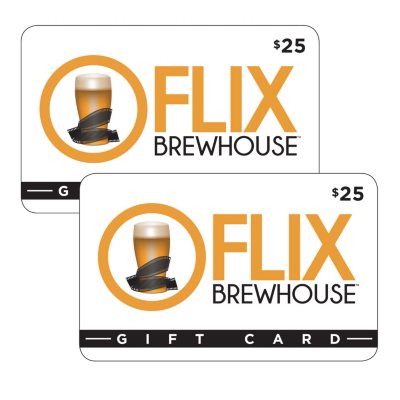 Flix Brewhouse $50 Value Gift Cards - 2 x $25 - Sam's Club