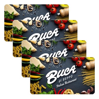 Buca Di Beppo 100 Value Gift Cards 4 X 25