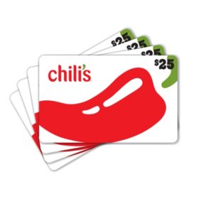 Chili S 100 Value Gift Cards 4