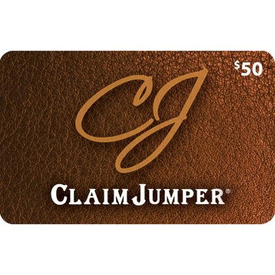 Claim Jumper Landry S 120 Value Gift Cards 2 X 50 Plus 20 Bonus