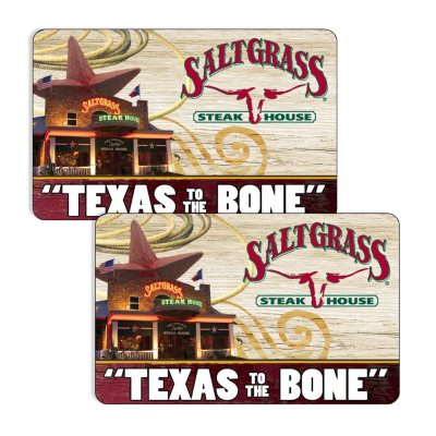 Saltgrass Steakhouse Landry S 120 Value Gift Cards 2 X 50 Plus 20 Bonus