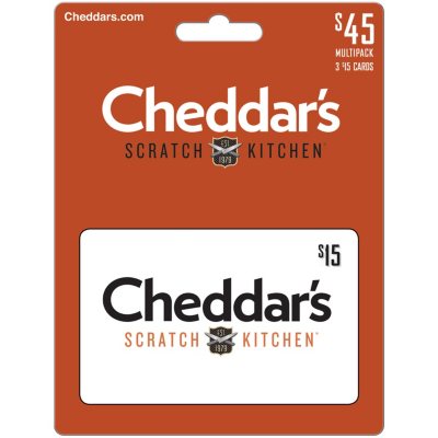 Cheddar S 45 Value Gift Cards 3 X 15