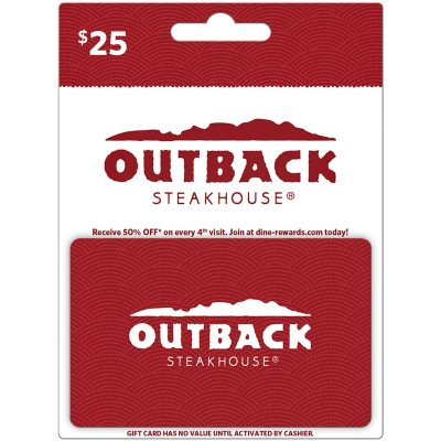 Osi Outback 25 Gift Card